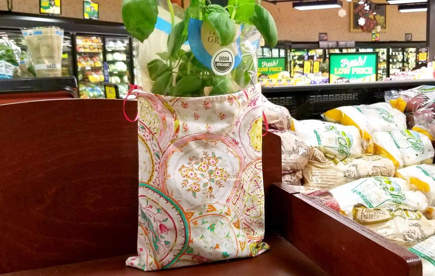 Reusable Produce Bags Sewing Pattern & Tutorial – Beginner Sewing Projects