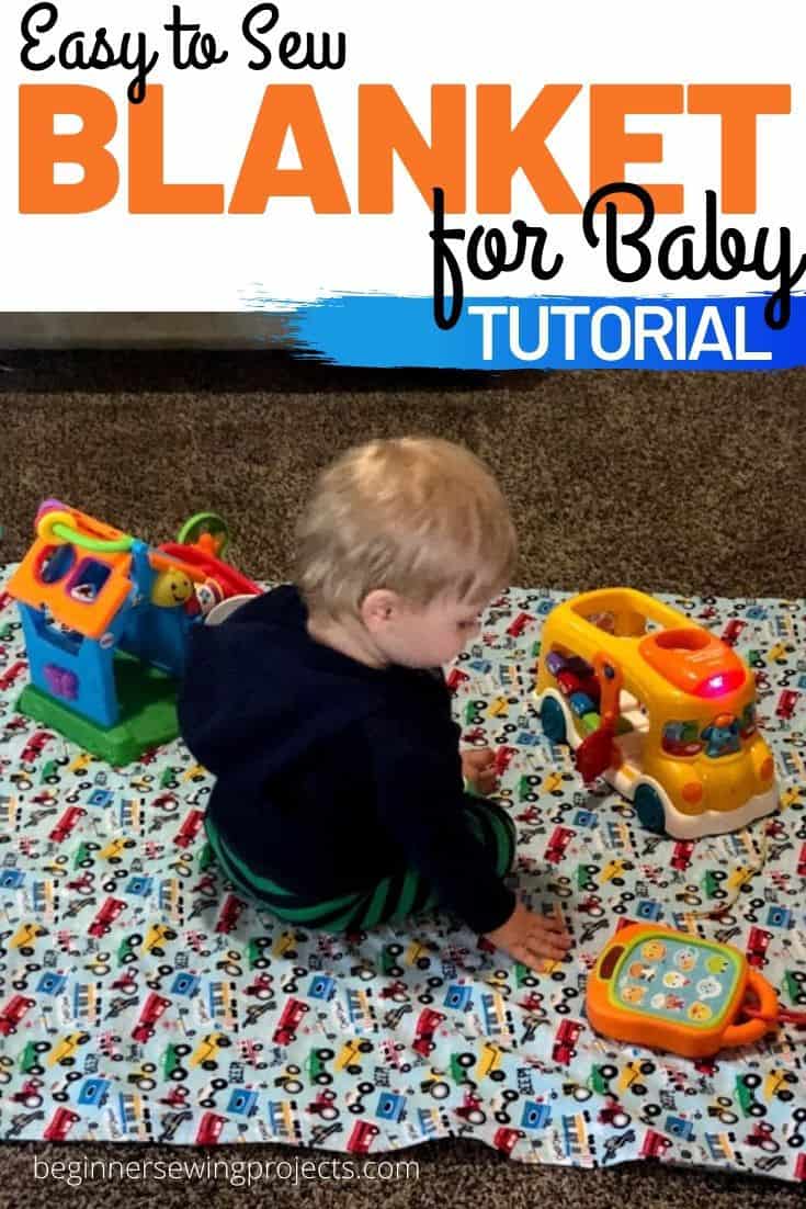 Beyond Easy Flannel Baby Blanket How To Beginner Sewing Projects