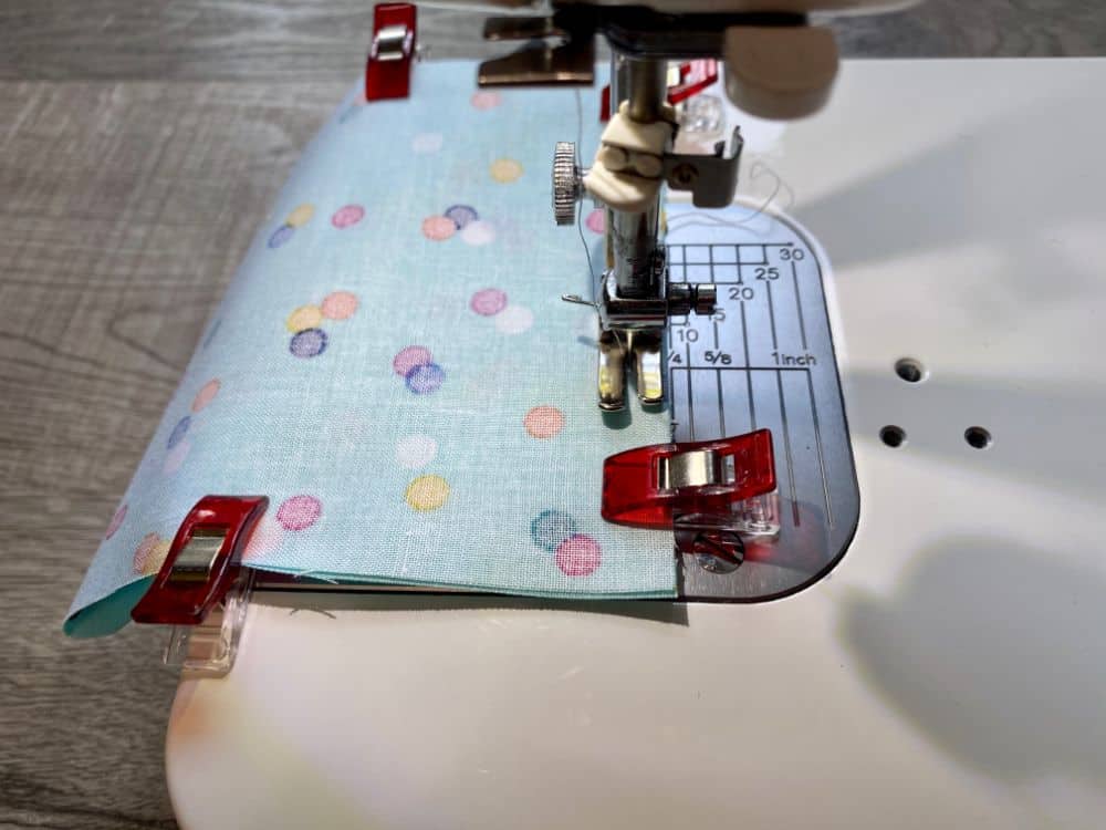 How to use a wide hem foot - quick sewing tips and tutorial from Linda  Forager at sewing bee fabrics 