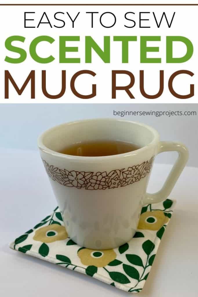 Scented Mug Rug Sewing Pattern