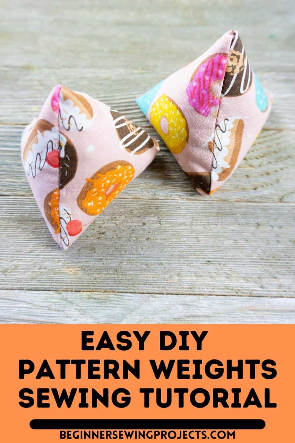 Diy Sewing Pattern Weights Beginner Sewing Projects