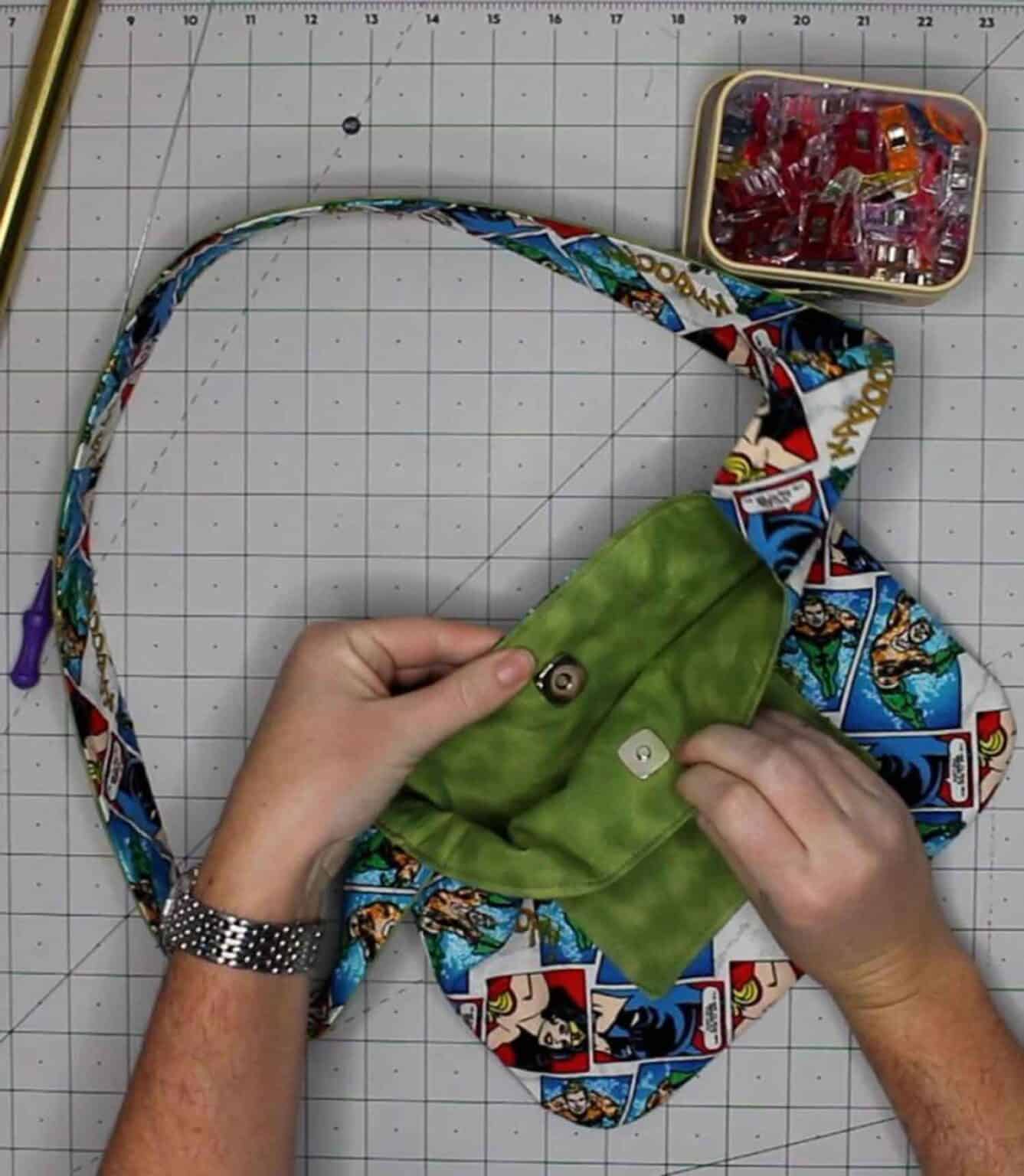 How To Sew A Messenger Bag The Easy Way Beginner Sewing Projects