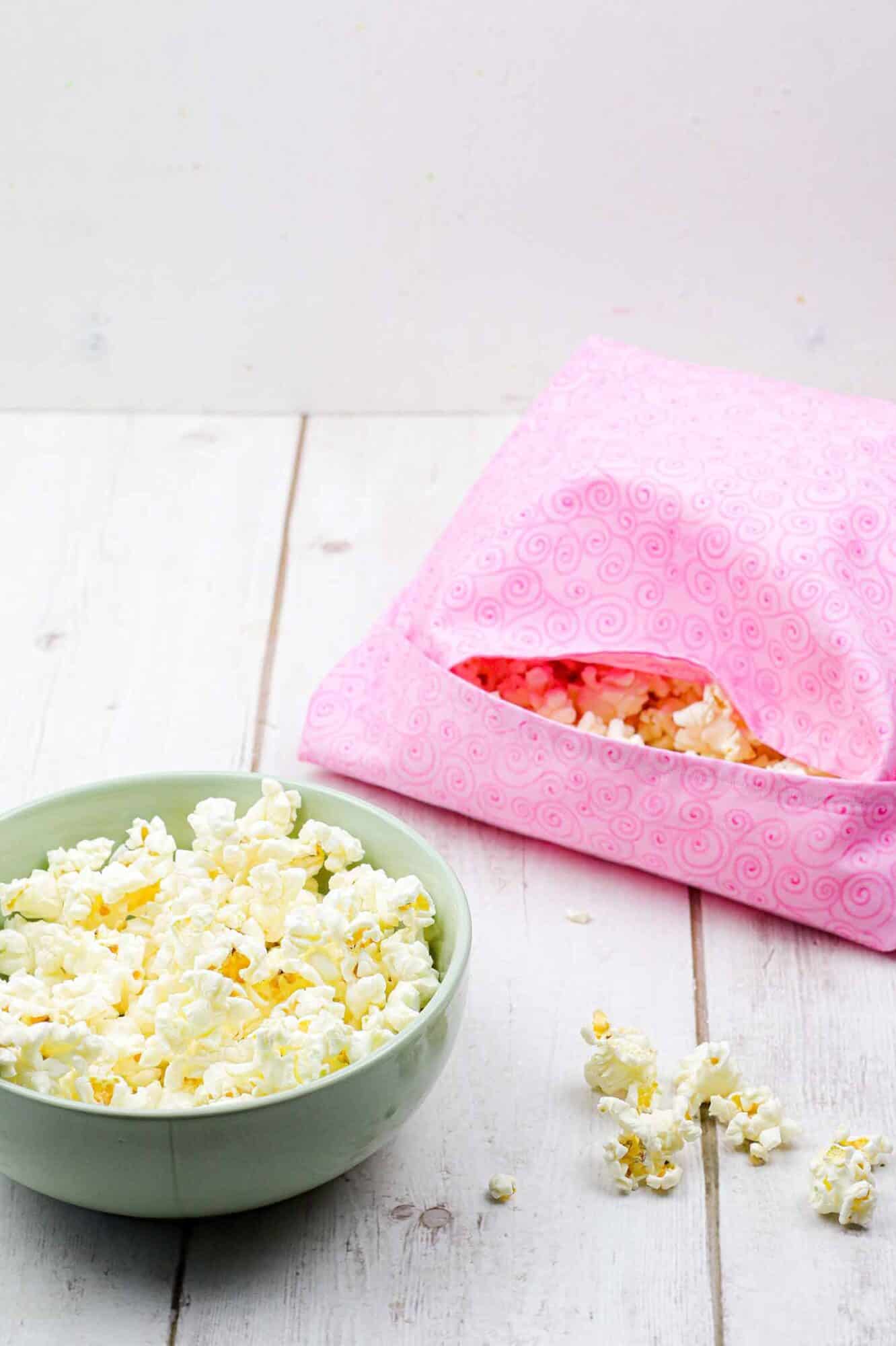 How To Make A Microwave Popcorn Bag Beginner Sewing Projects