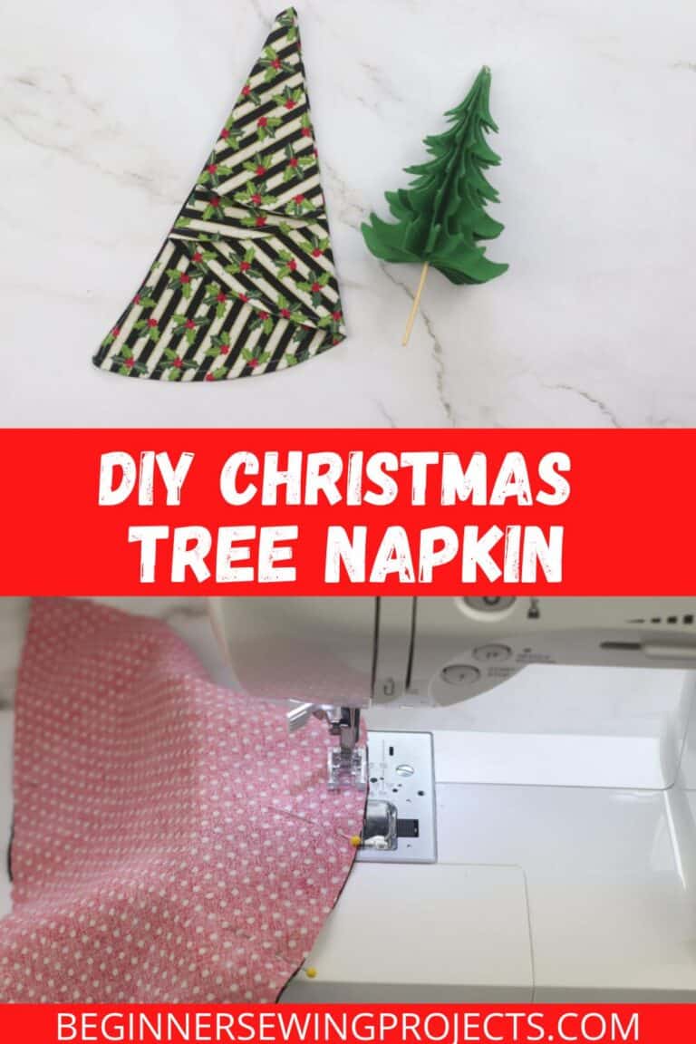 How To Fold & Make A Christmas Tree Napkin With Free Christmas Tree