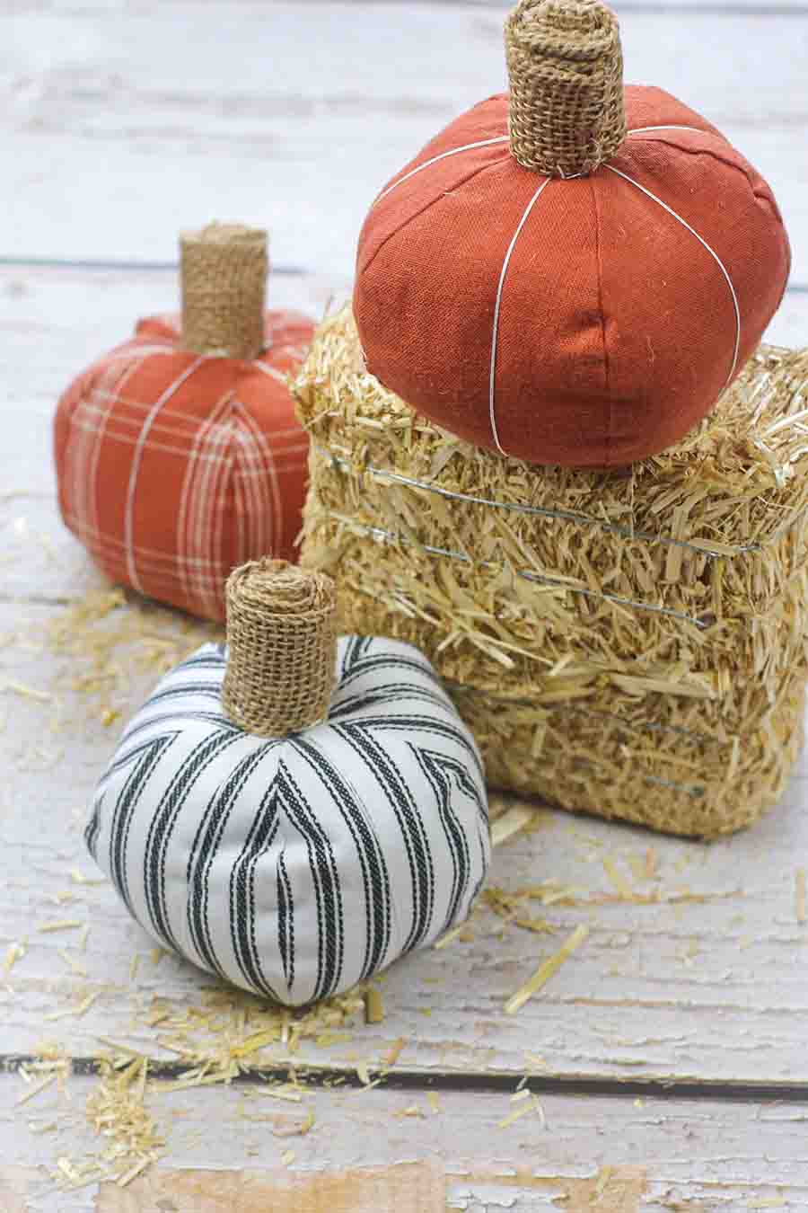 How To Make Fabric Pumpkins With Free Printable Pumpkin Pattern 
