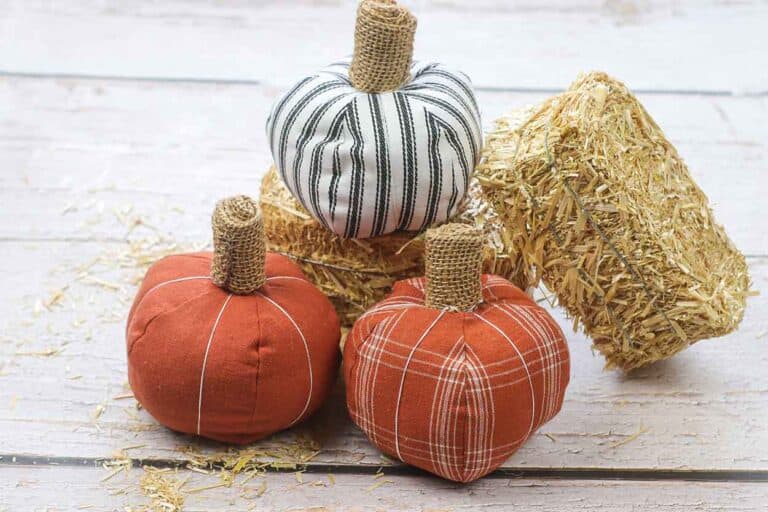 How To Make Fabric Pumpkins With Free Printable Pumpkin Pattern ...