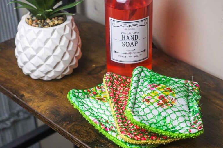 How To Make Reusable Dish Sponges The Easy Way! Beginner Sewing Projects